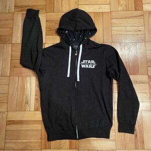 Star Wars Black Zip Up Hoodie (Small)